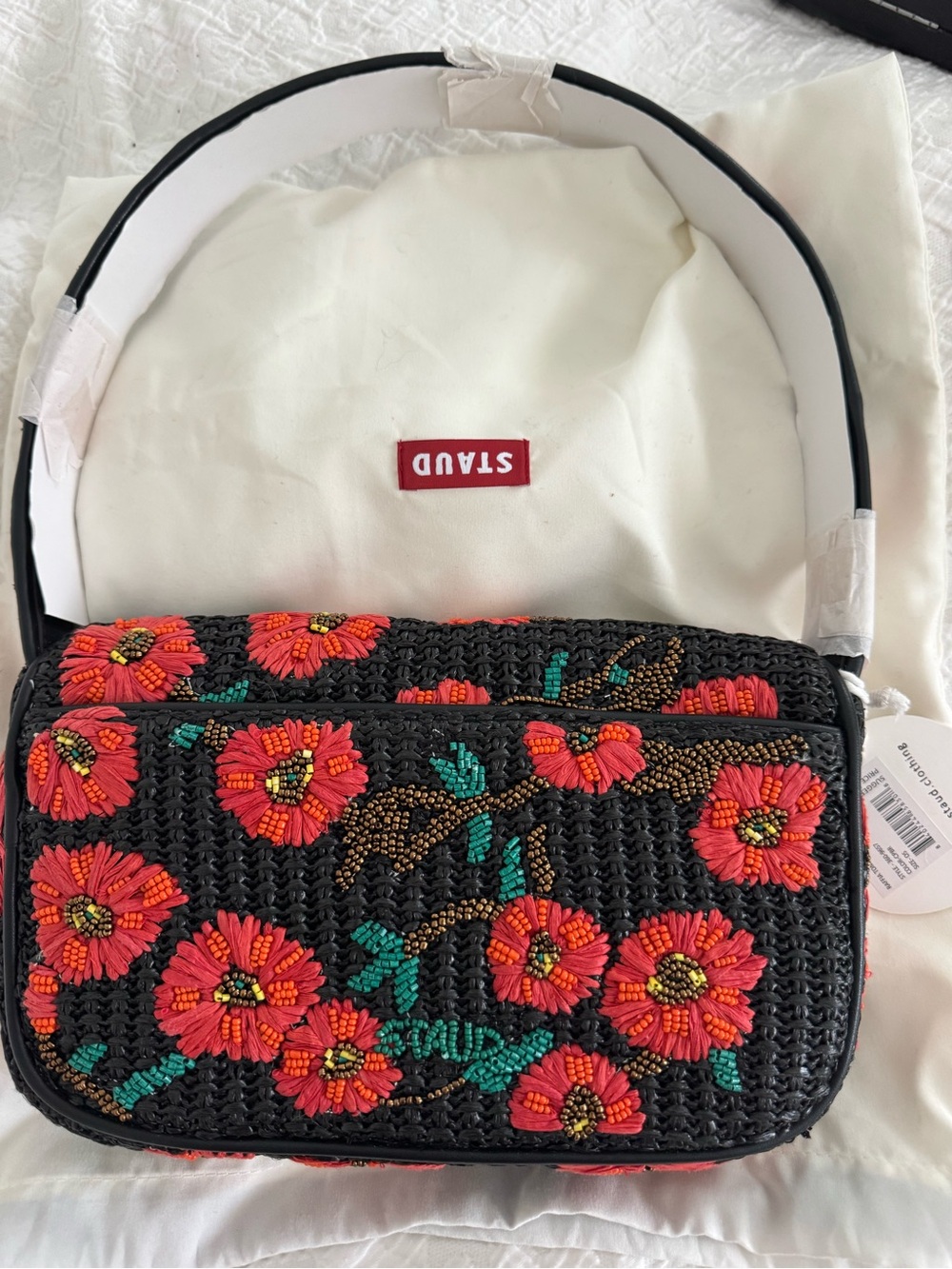 NWT STAUD Tommy Bag Poppy - Picture 2 of 4